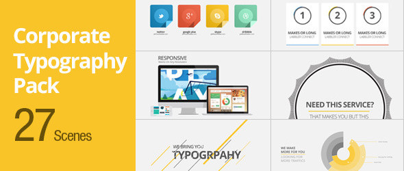 Corporate Typography Pack